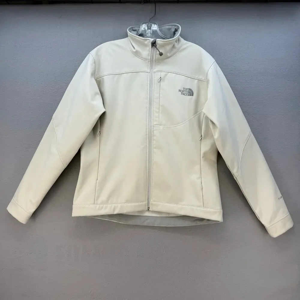 The North Face Soft Shell Jacket Women's M Off White TNF Apex Outdoor Gear - Picture 1 of 16